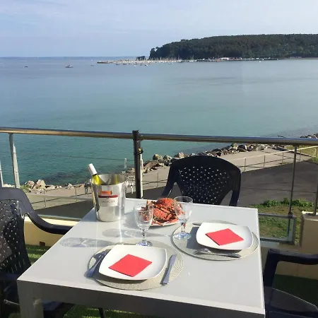 Une terrasse sur la mer Crozon Extérieur photo